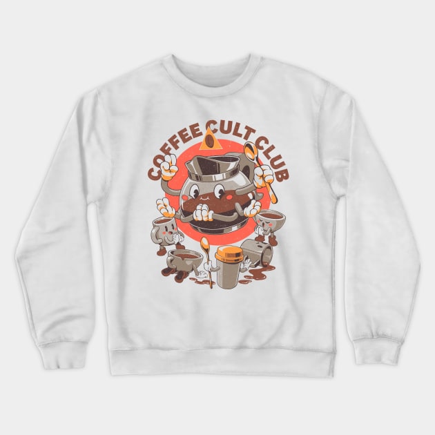 Holy Coffee Club Crewneck Sweatshirt by Ilustrata